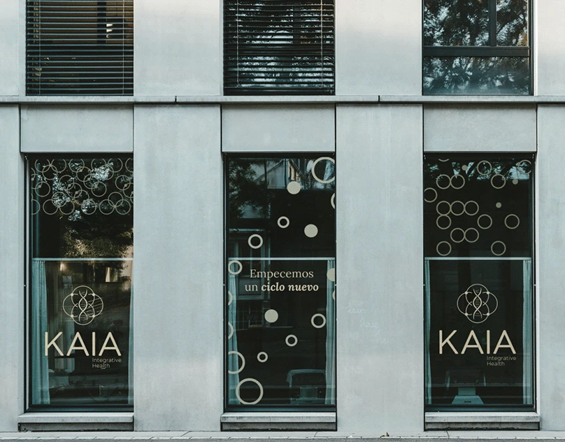 Portada oficial en Behance de Kaia Integrative Health