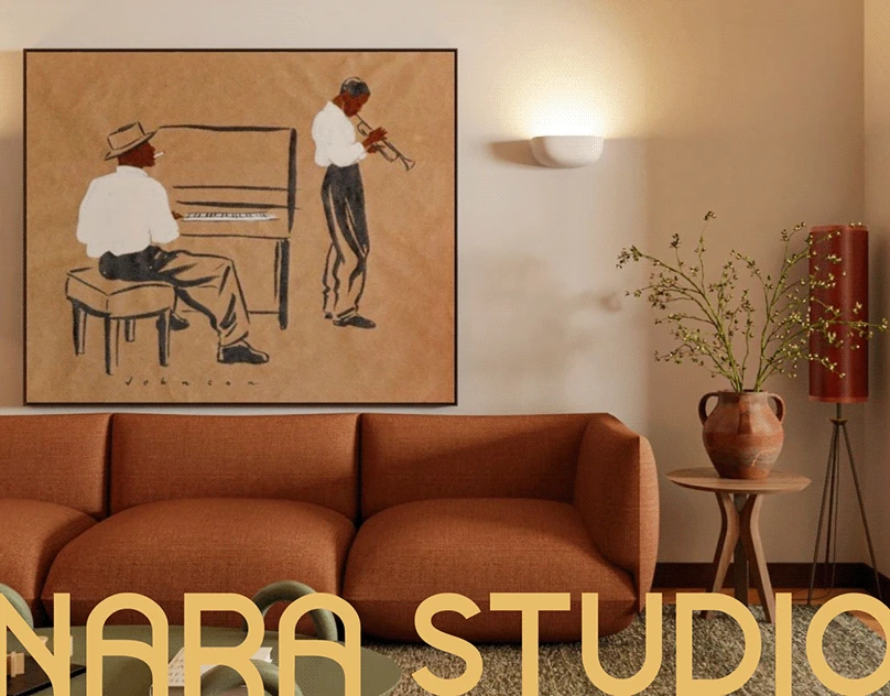Portada oficial en Behance de Nara Studio